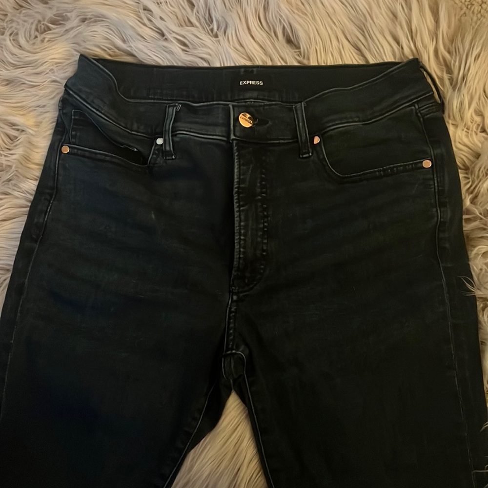 Dark Blue Denim Express Jeans